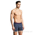 Extended cotton football sport striped men's boxer shorts